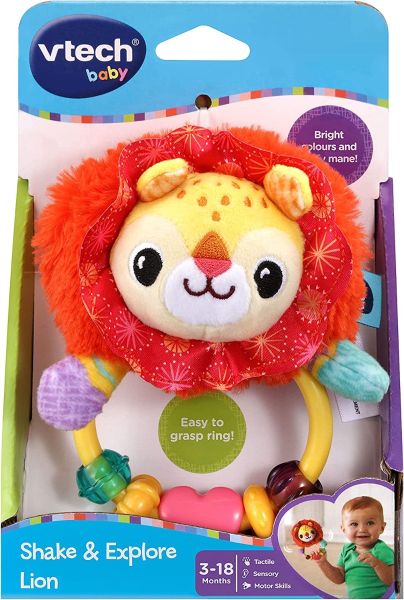 Vtech Shake and Explore Lion Front View