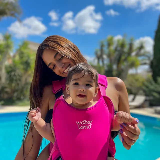 Waterland Baby Carrier Pink Flamingo Water Land Yallatoys