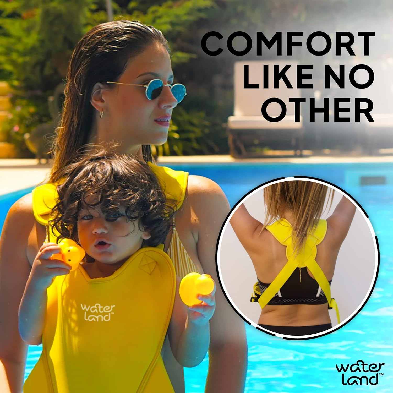 Waterland Baby Carrier Sunrise Yellow Water Land Yallatoys