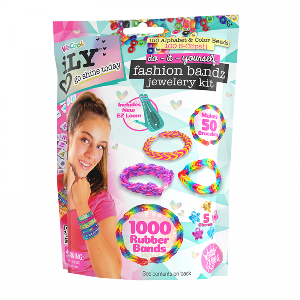 WeCool DIY Fashion Bandz Jewelry Kit – Foil Bag