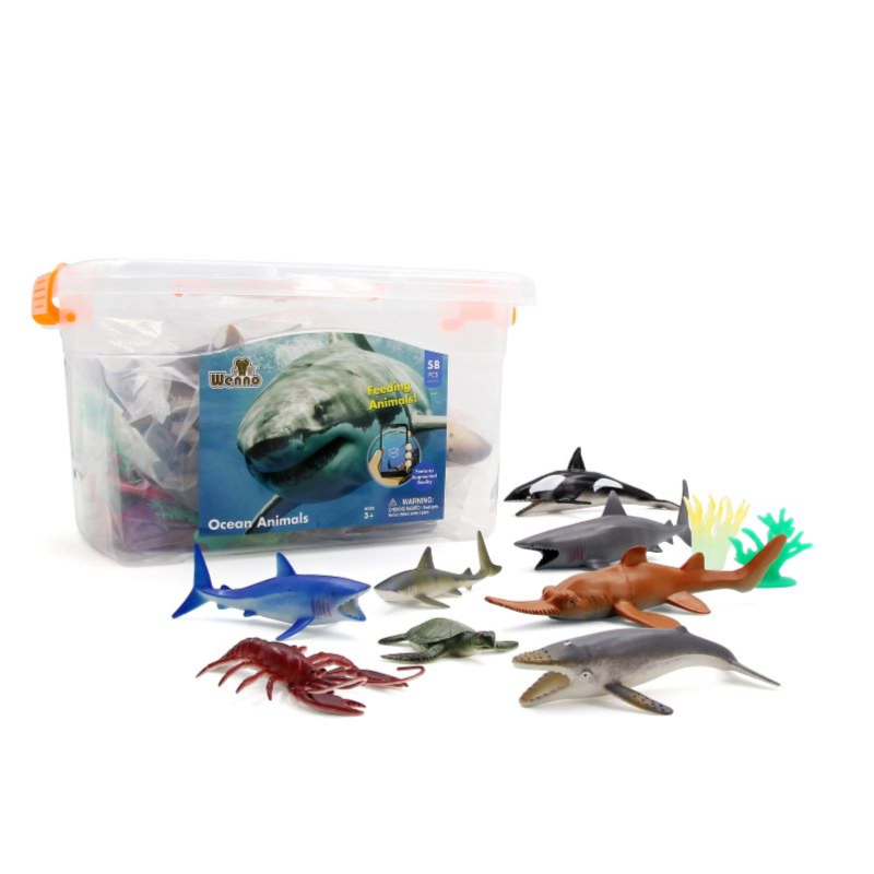 Wenno Ocean Animals Playset 58pcs