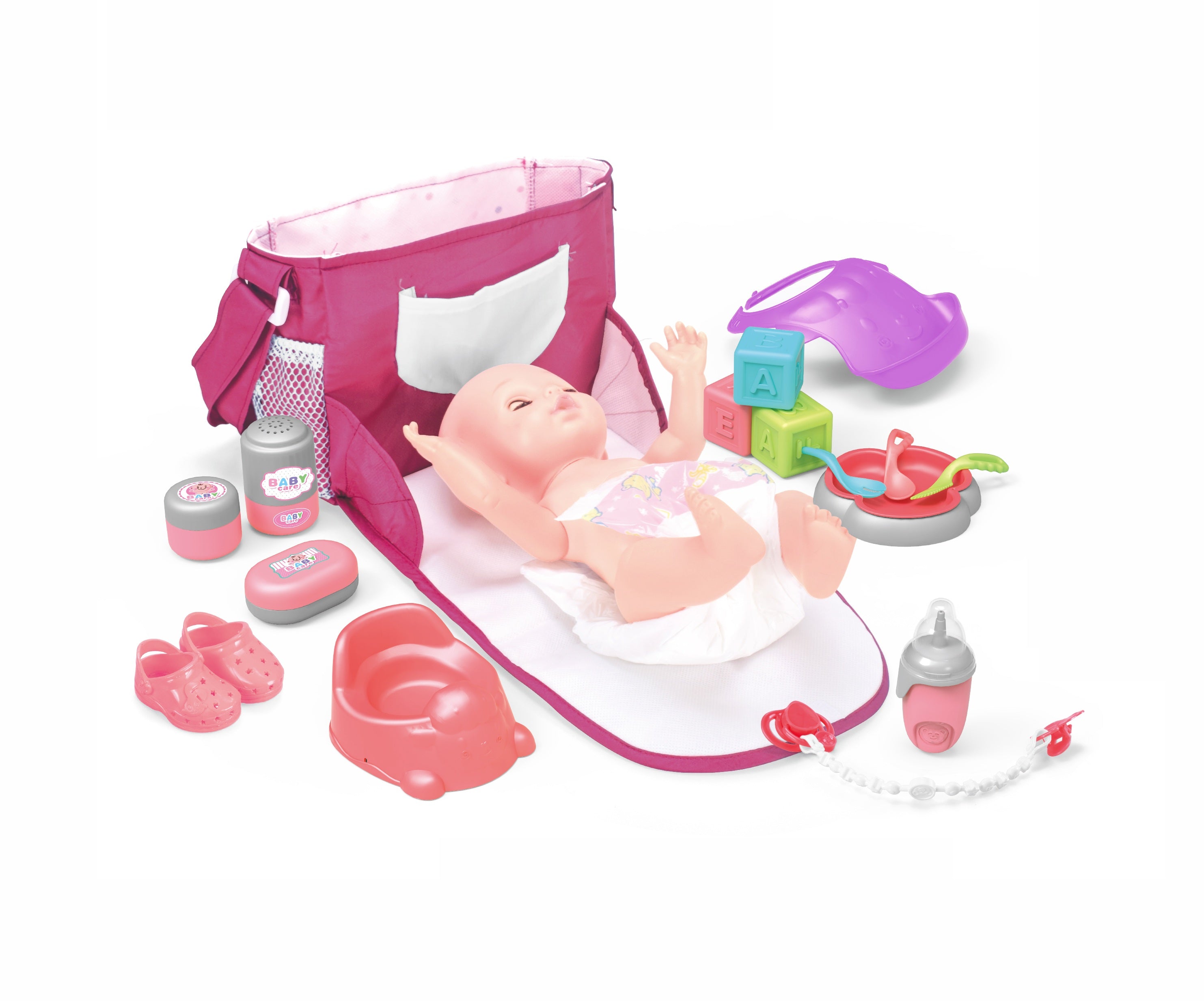 Vdora Dolls Baby Doll with Handbag and 16Pcs Accessories 14 Inch Vdora Yallatoys