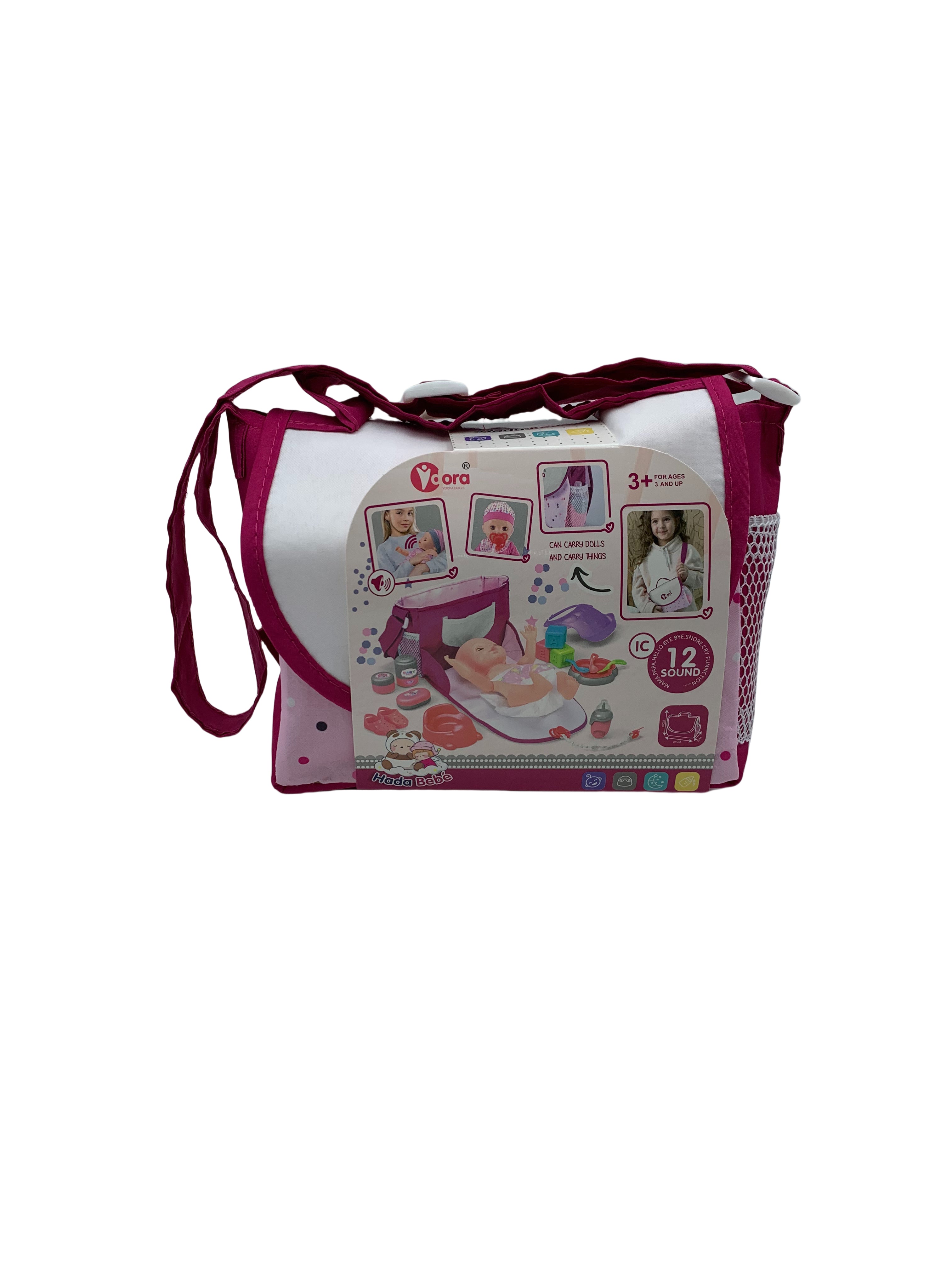 Vdora Dolls Baby Doll with Handbag and 16Pcs Accessories 14 Inch Vdora Yallatoys