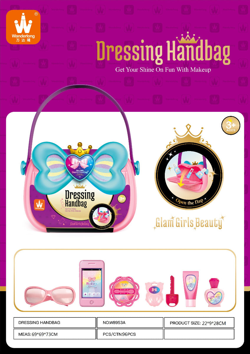 Wanderlong Fashion Beauty Handbag Butterfly