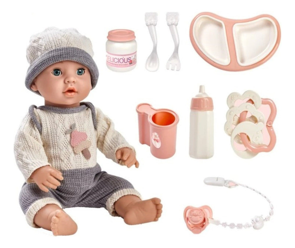 Wanderlong baby doll 16 inch with feeding essentials