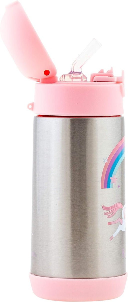 Weighted Straw Unicorn Bottle for Kids