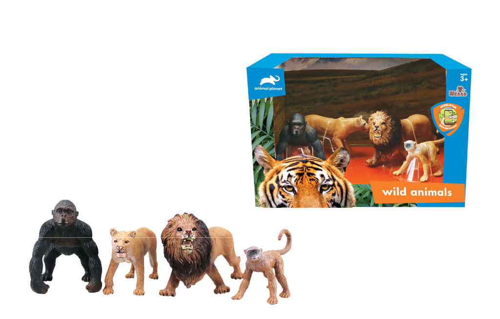 Wenno Animal Planet Jungle animal 4pcs