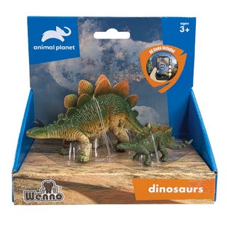 Wenno Animal Planet Wenno Toy Stegosaurus 2pcs