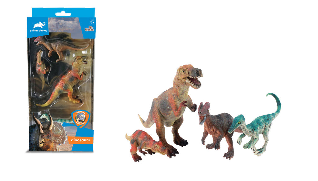 Wenno Animal Planet Wild Animal Dinosaur 4pcs