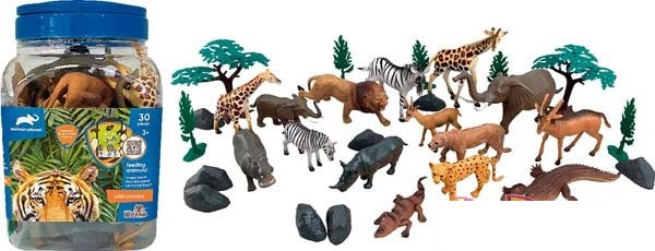 Wenno Animal Planet wild animal playset 30pcs