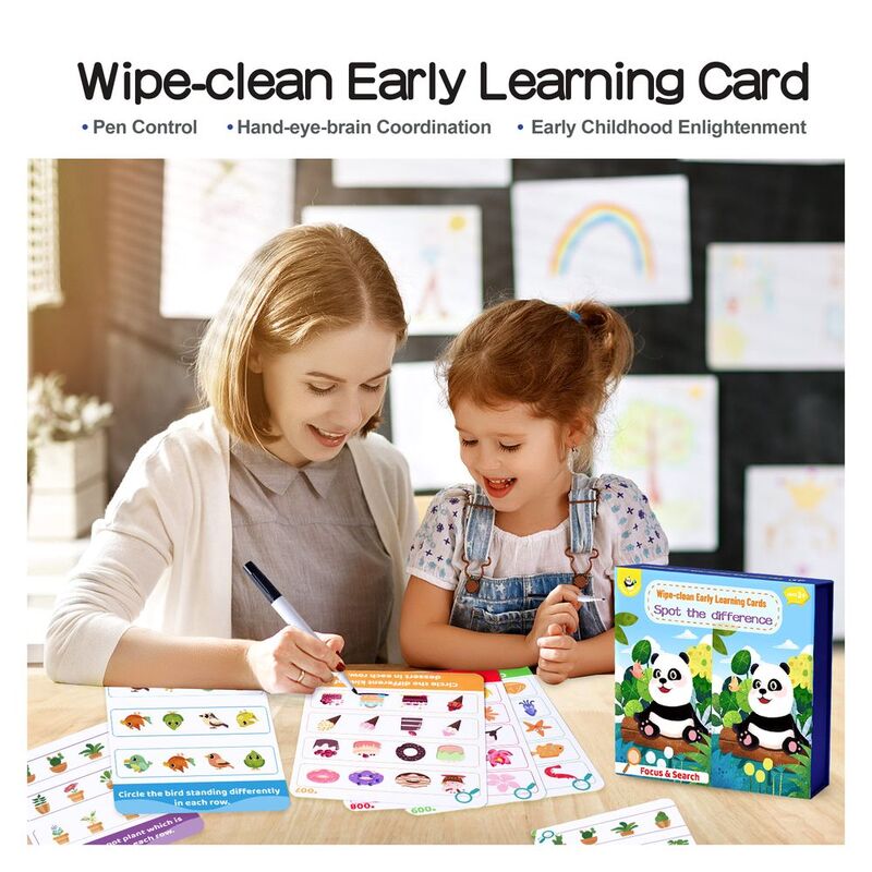 Wipe-Clean Early Learning Cards