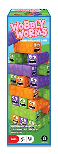 Wobbly Worms Tower Balancing Game