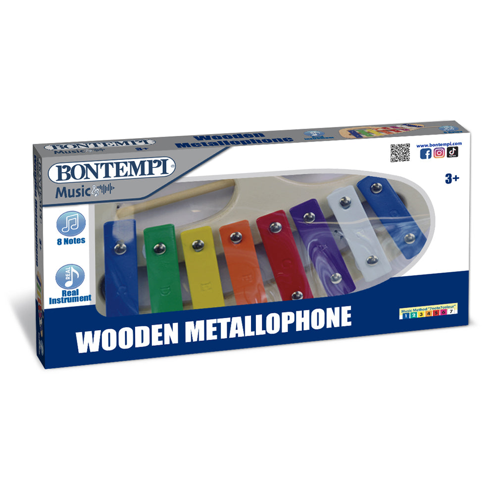 Wooden Metallophone With Mallets