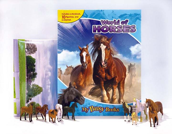 World of Horses Book with figurines