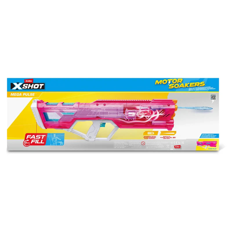 مُدفع مياه ميغا بالس نبض سريع التعبئة X-Shot S2 بمحرك كهربائي