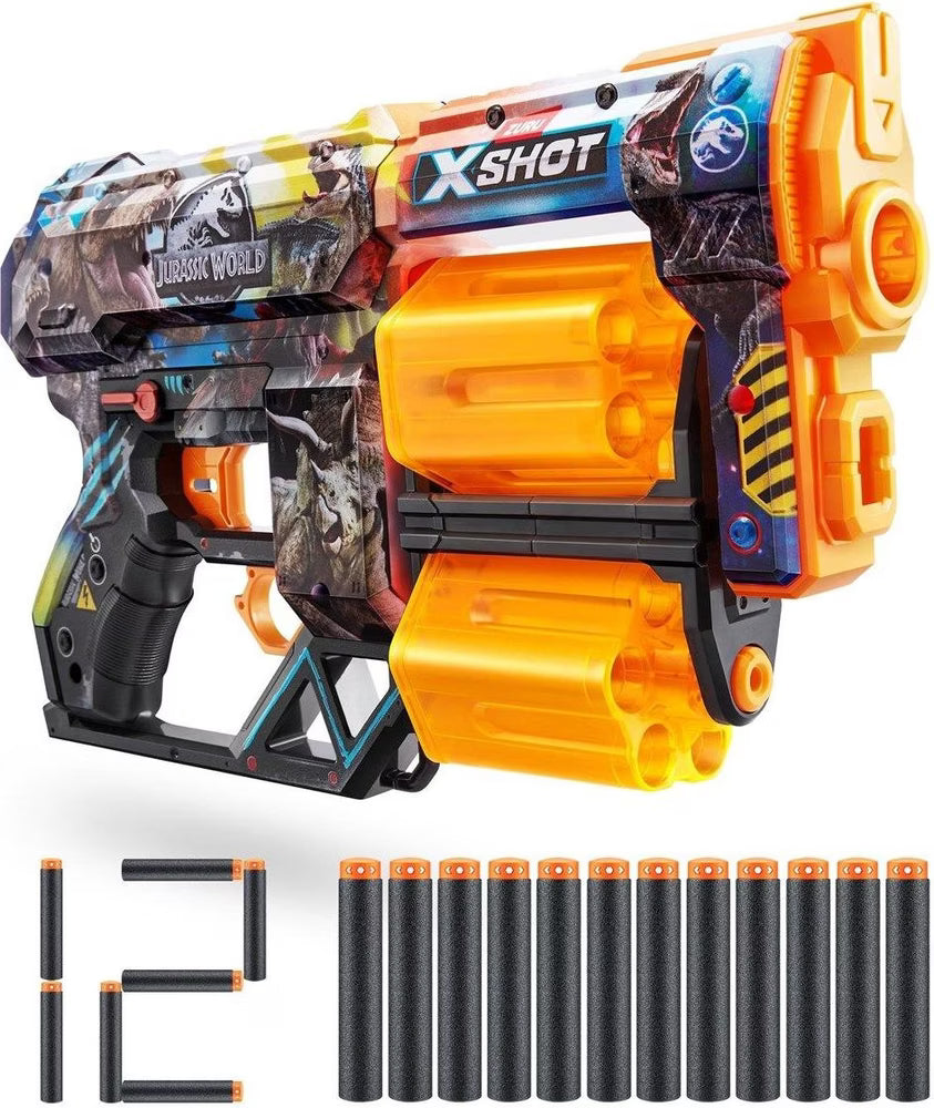 X-Shot Skins Series 1 Dread Jurassic 12 Darts