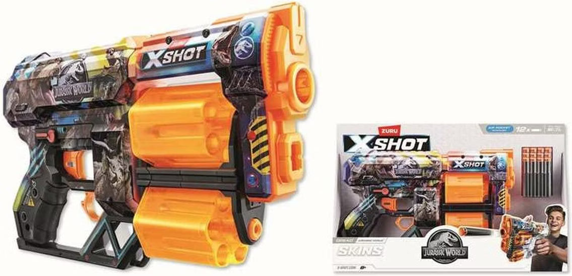 X-Shot Skins Series 1 Dread Jurassic 12 Darts