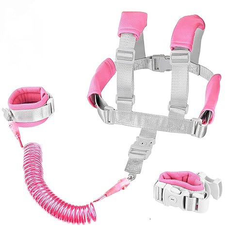 2 in 1 Toddler Safety Leash with Harness -Pink Yalla Generic Play Yallatoys