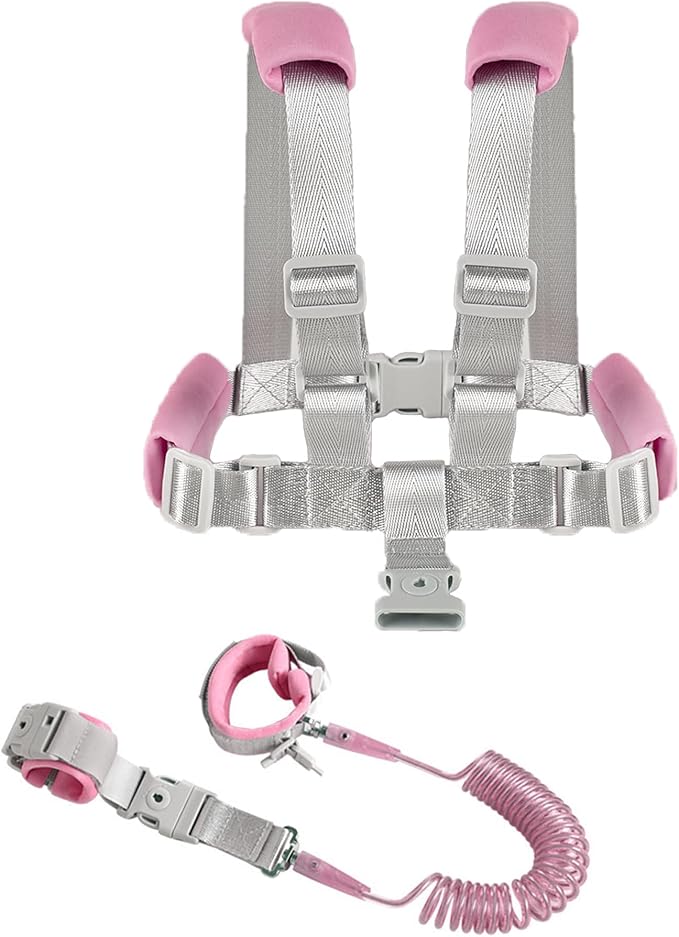2 in 1 Toddler Safety Leash with Harness -Pink Yalla Generic Play Yallatoys