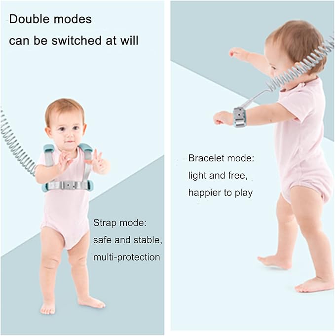 2 in 1 Toddler Safety Leash with Harness Blue Yalla Generic Play Yallatoys