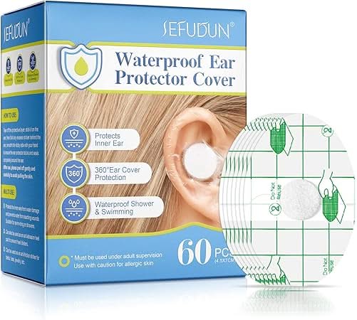 Sefudun Waterproof Ear Protector Covers  60Pcs Yalla Generic Play Yallatoys