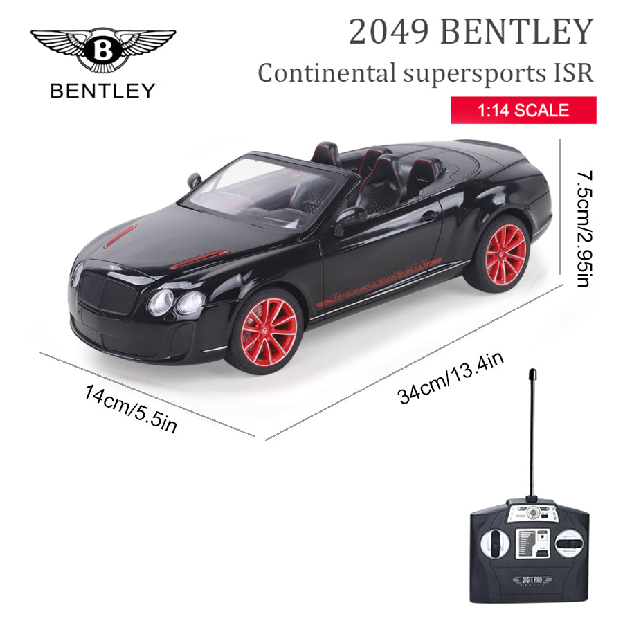 Bentley Supersports 1:14 Remote Control Car Assorted Yalla Generic Play Yallatoys
