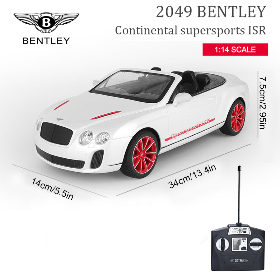 Bentley Supersports 1:14 Remote Control Car Assorted Yalla Generic Play Yallatoys