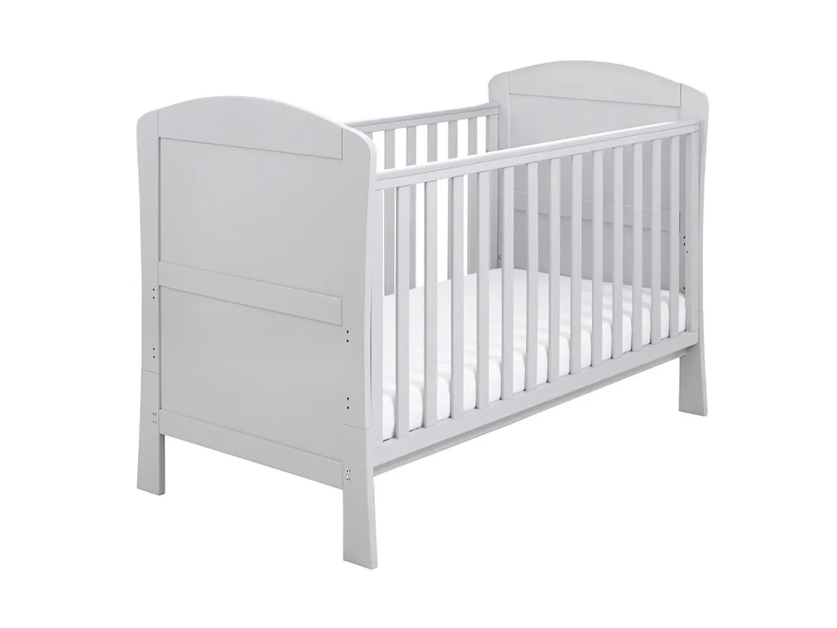 Aston Drop Side Cot Bed Grey Yalla Generic Play Yallatoys