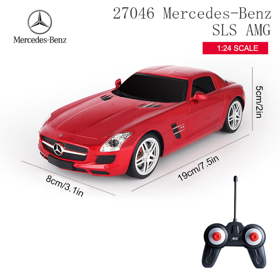 Mercedes Benz SLS Remote Control Car 1:24 Assorted Yalla Generic Play Yallatoys