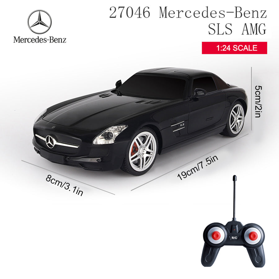 Mercedes Benz SLS Remote Control Car 1:24 Assorted Yalla Generic Play Yallatoys