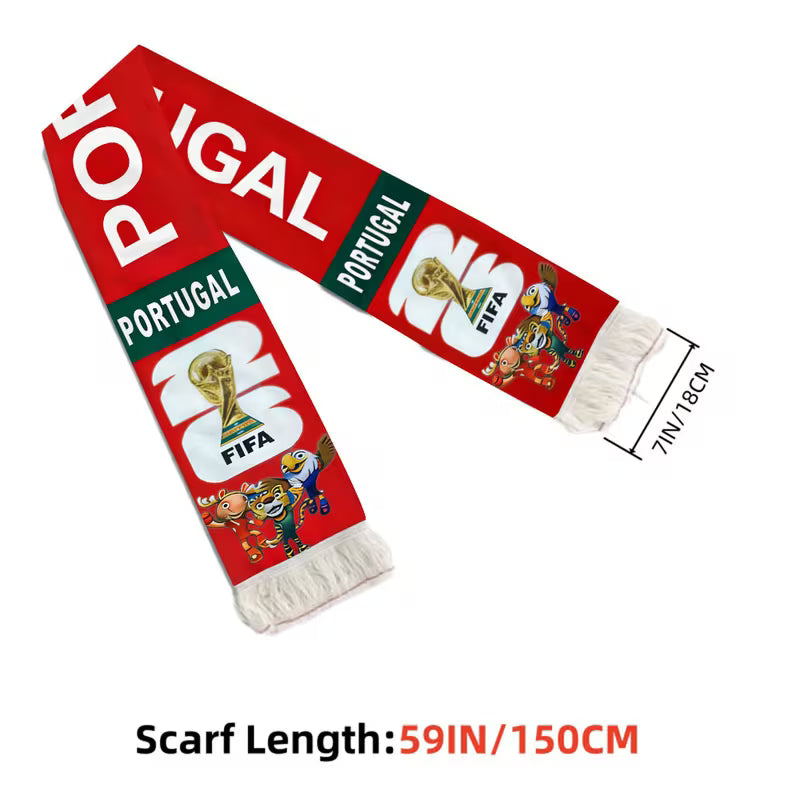 FIFA Football Scarf for Portugal 2026 World Cup