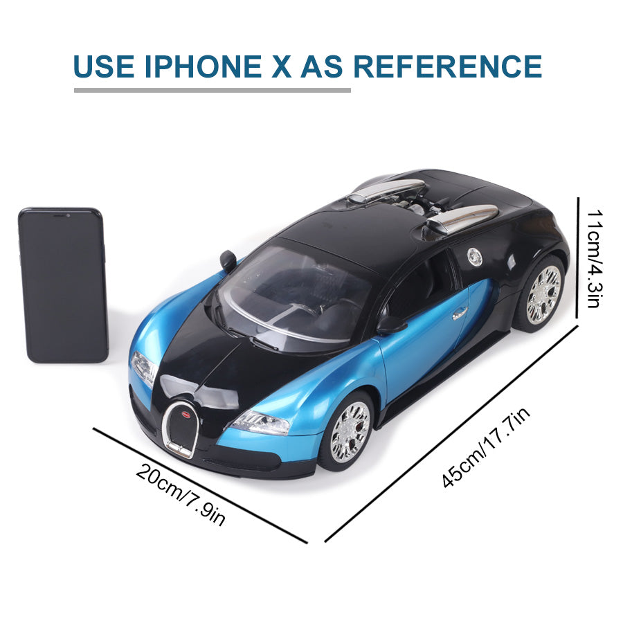 Bugatti Veyron 1:10 Remote Control Car Assorted Yalla Generic Play Yallatoys