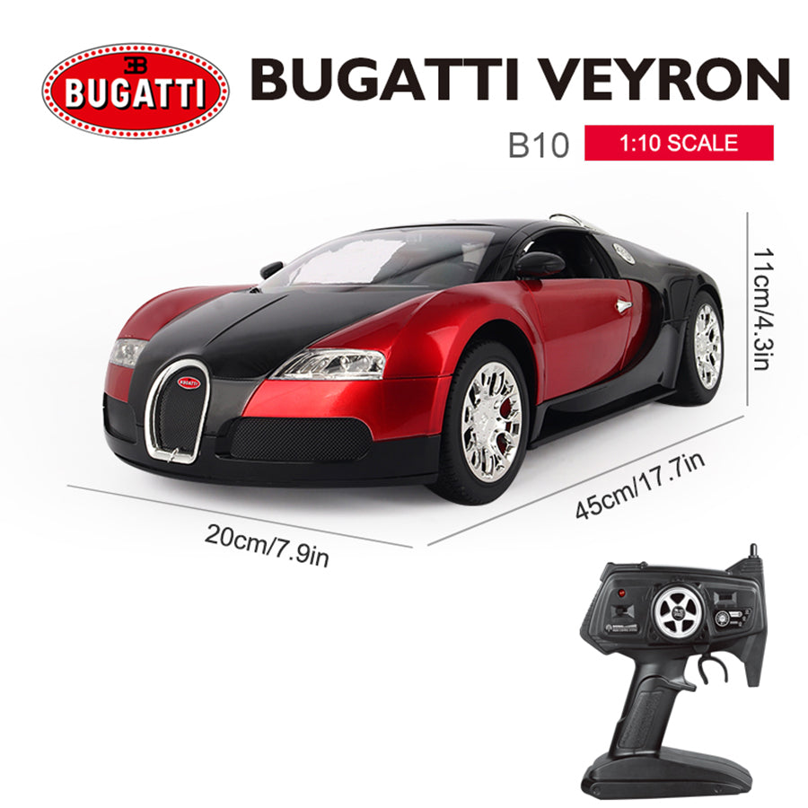 Bugatti Veyron 1:10 Remote Control Car Assorted Yalla Generic Play Yallatoys
