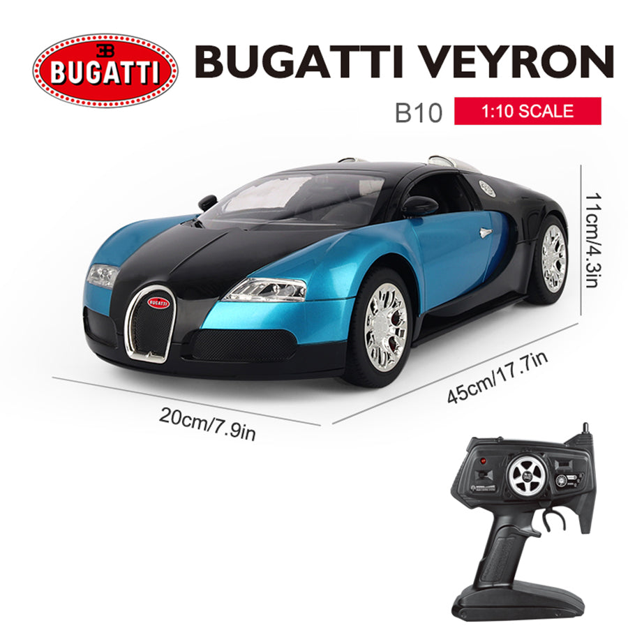 Bugatti Veyron 1:10 Remote Control Car Assorted Yalla Generic Play Yallatoys