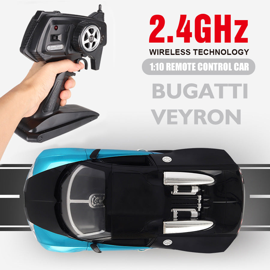 Bugatti Veyron 1:10 Remote Control Car Assorted Yalla Generic Play Yallatoys