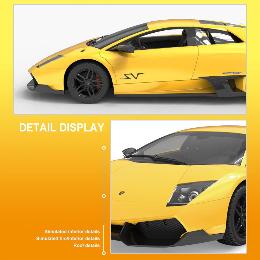 Lamborghini LP670 Remote Control Car 1:14 Assorted Yalla Generic Play Yallatoys