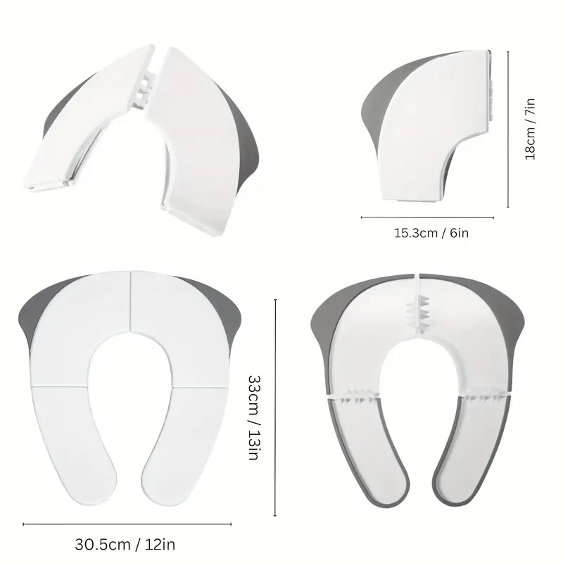 Kids Foldable Travel Potty Training Seat Grey Yalla Generic Play Yallatoys