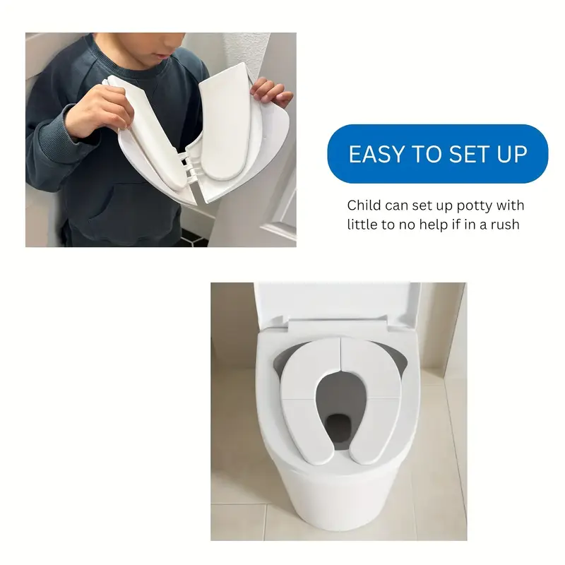 Kids Foldable Travel Potty Training Seat Grey Yalla Generic Play Yallatoys