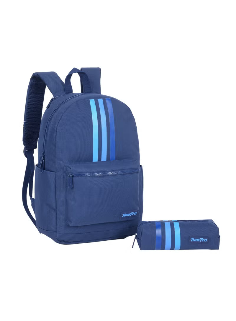 Toretto Kids Backpack With Pencil Case Blue