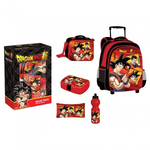 Dragon Ball 5 In 1 Value Pack Trolley Bag 16 Inch