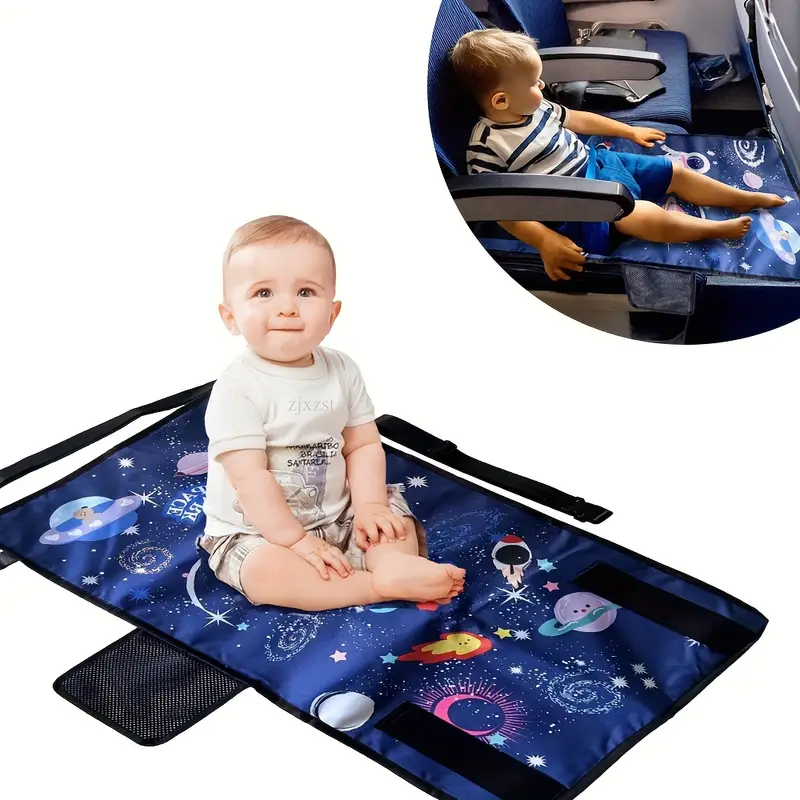 Kids Airplane Seat Extender Blue Universe Yalla Generic Play Yallatoys