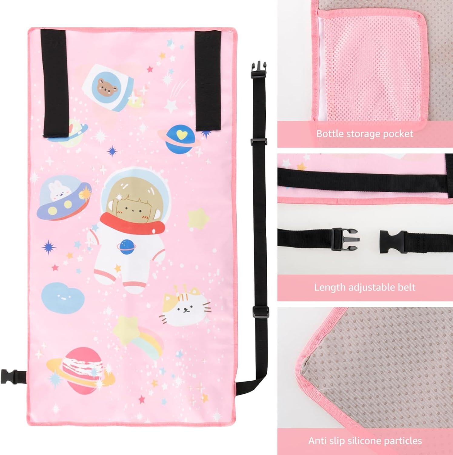 Kids Airplane Seat Extender Pink Bear Yalla Generic Play Yallatoys