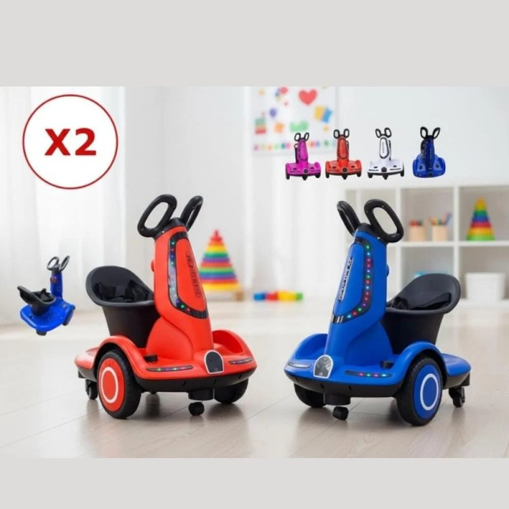 Kids Electric Balancing Bike with Storage Box Assorted