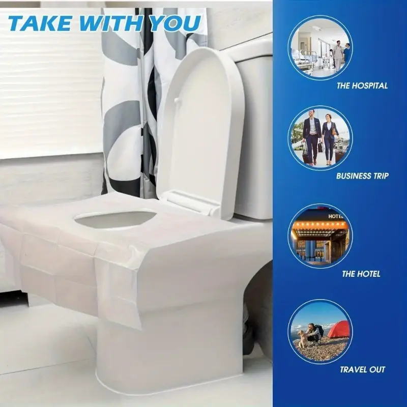 Disposable Flush Toilet Seat Cover 10pcs