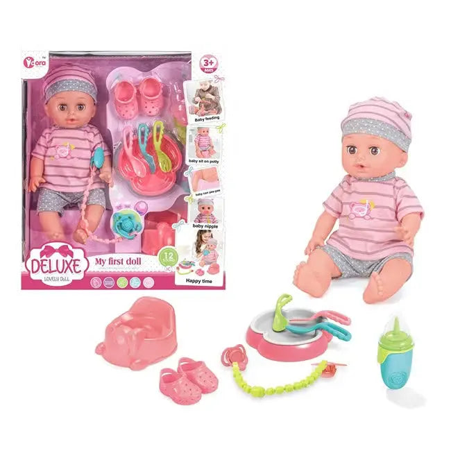 My First Doll Interactive Doll with Accessories 14Inch Yalla Generic Play Yallatoys