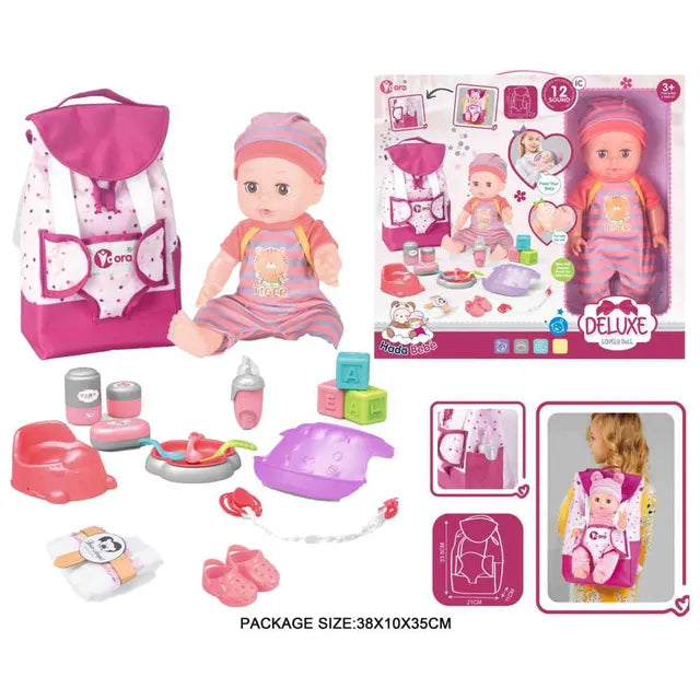 Hada Bebe Baby Doll with Backpack and Accessories Yalla Generic Play Yallatoys