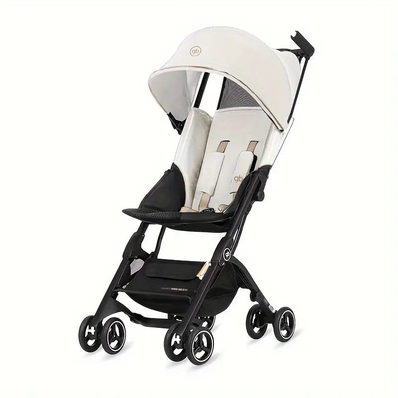 Gb Pockit 3H All Terrain Ultra Compact Lightweight Travel Stroller Flight Luggage Compliant White Gb Pockit  Yallatoys