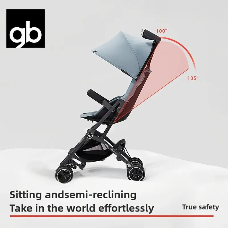 Gb Pockit 3H All Terrain Ultra Light Baby Stroller Compact Size All Terrain Stroller Blue Gb Pockit  Yallatoys