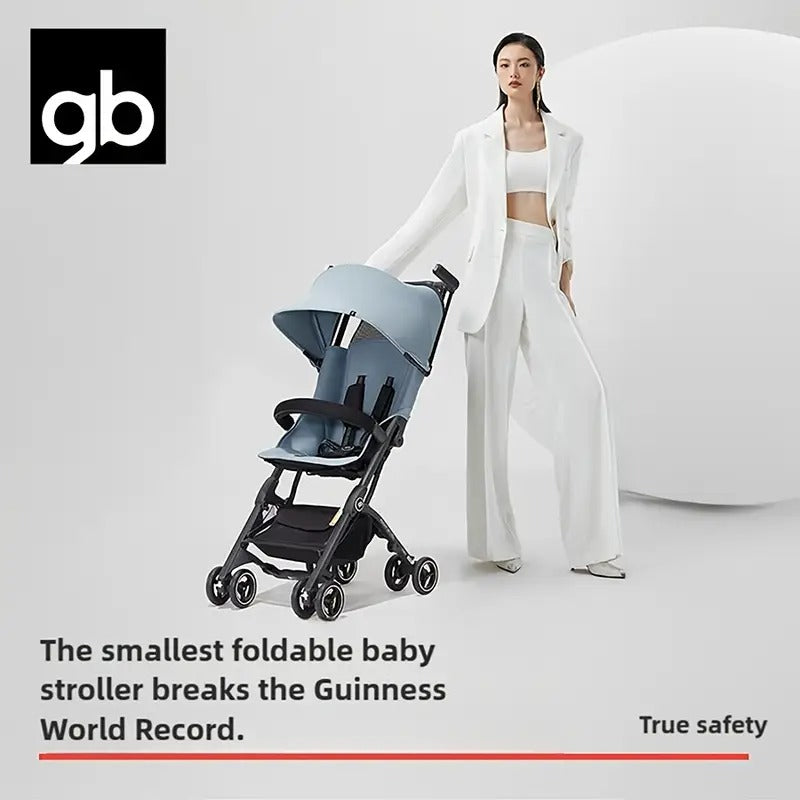 Gb Pockit 3H All Terrain Ultra Light Baby Stroller Compact Size All Terrain Stroller Blue Gb Pockit  Yallatoys