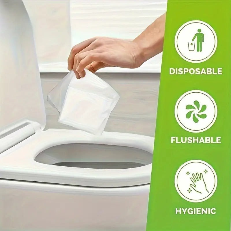 Portable Hygienic Clean Toilet Seat Covers 60 pcs